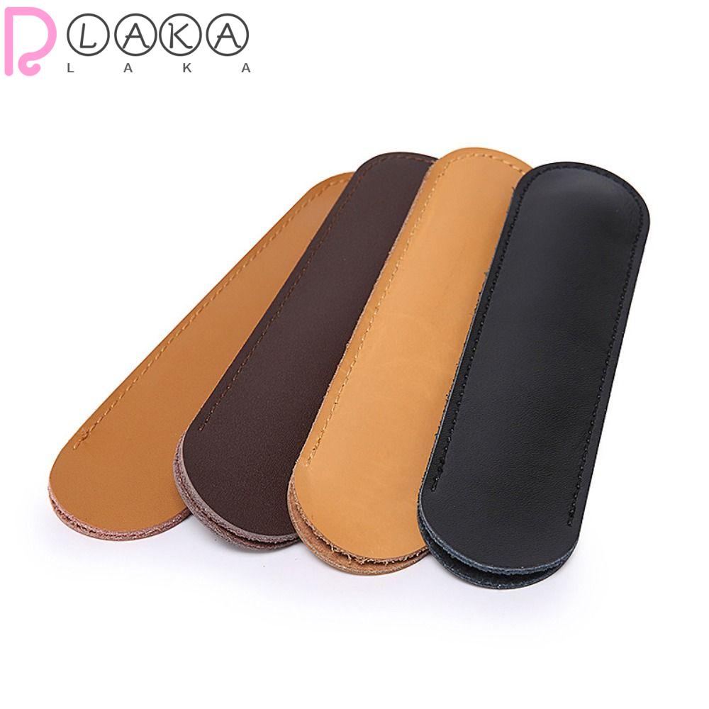 Túi Đựng Bút Bằng Da Bò Phong Cách Retro Giá Đỡ