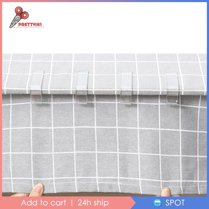 [Prettyia1] 4 Kẹp Giữ Khăn Trải Bàn Lớn Cho Nhà Hàng / Tiệc Cưới / Giáng Sinh