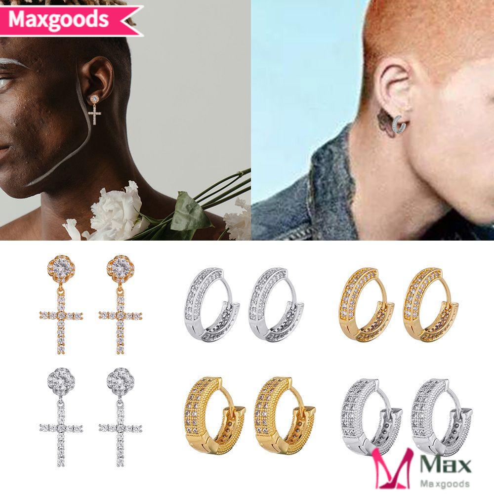 Bông Tai Hình Thánh Giá Thiết Kế Độc Đáo Thời Trang|Helix Khuyên Tai Vòng Tròn Xỏ Sụn Tai Tragus Cubic.