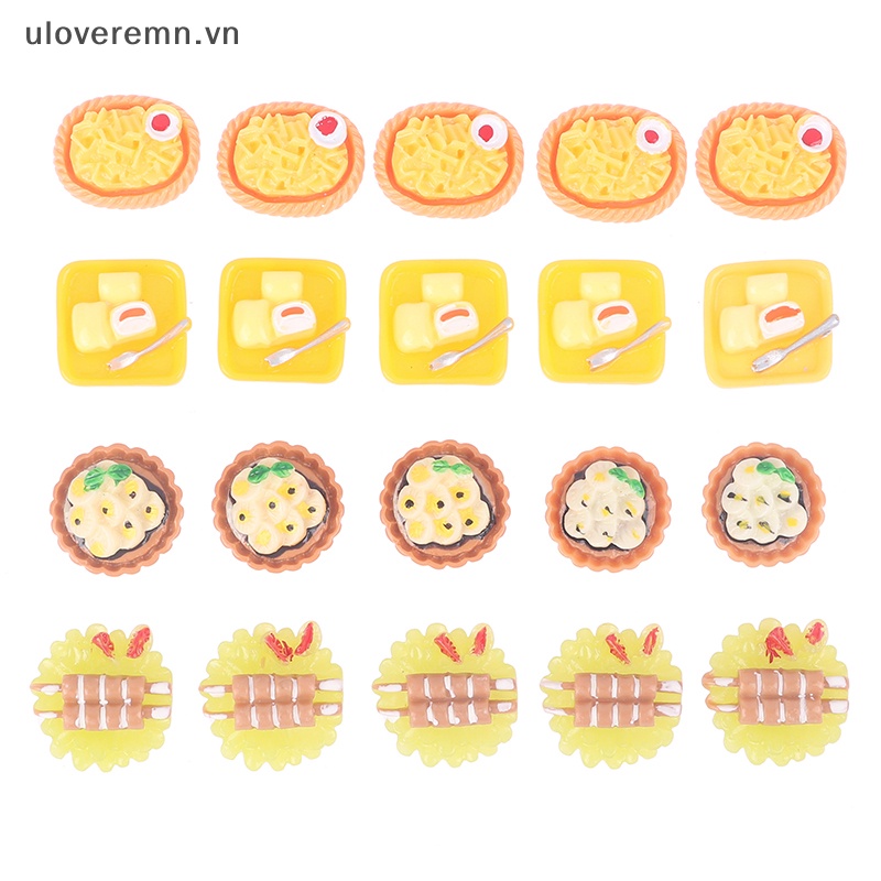 Mô Hình Bánh Tráng Miệng Và Thức Ăn Ba Chiều Bằng Chất Liệu Thực Phẩm Ba Chiều Thu Nhỏ