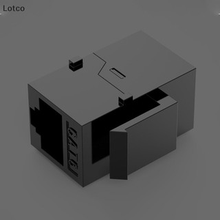 Lotco RJ45 nối Cat6 thẳng qua mạng thông tin mô-đun ổ cắm CAT5E jack cắm Inline Coupler Cáp Adapter Ethernet Keystone Jack VN