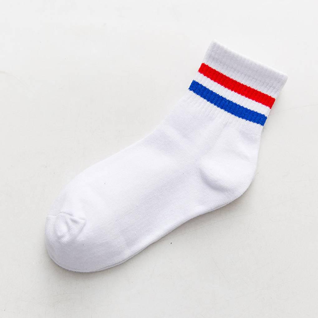 Đôi Vớ Thể Thao Cotton Kẻ Sọc Thoáng Khí Cho Nam / Nữ