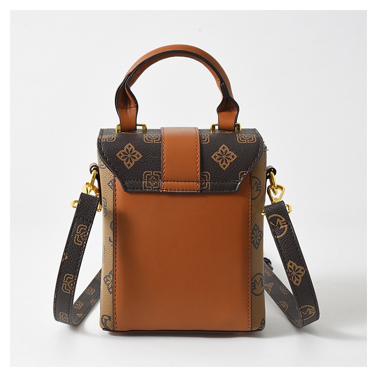 Túi Đựng Điện Thoại Di Động Hình Vuông Đeo Chéo Vai In Họa Tiết Thời Trang Dễ Phối Đồ Cho Nữ