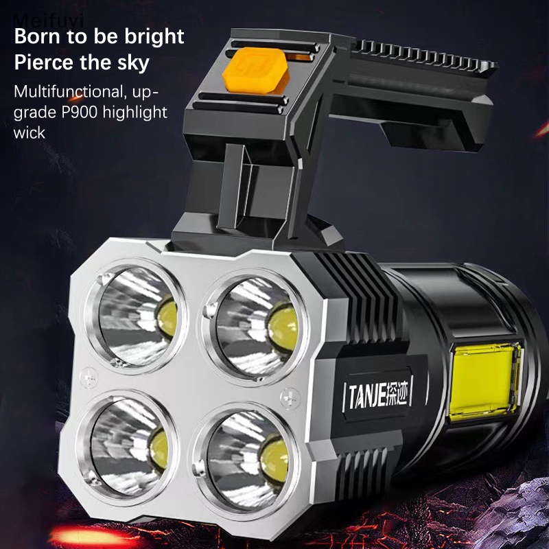 [Meifuyi] Đèn Pin Cầm Tay Độ Sáng Cao Lumens Chống Nước Có Thể Sạc Lại