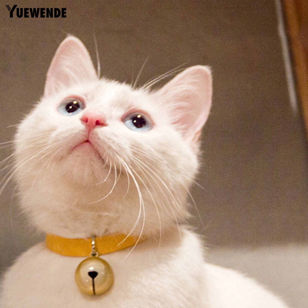 Yq.e Vòng Cổ Gắn Chuông Thoáng Khí Tháo Gỡ Nhanh Trang Trí Cho Thú Cưng