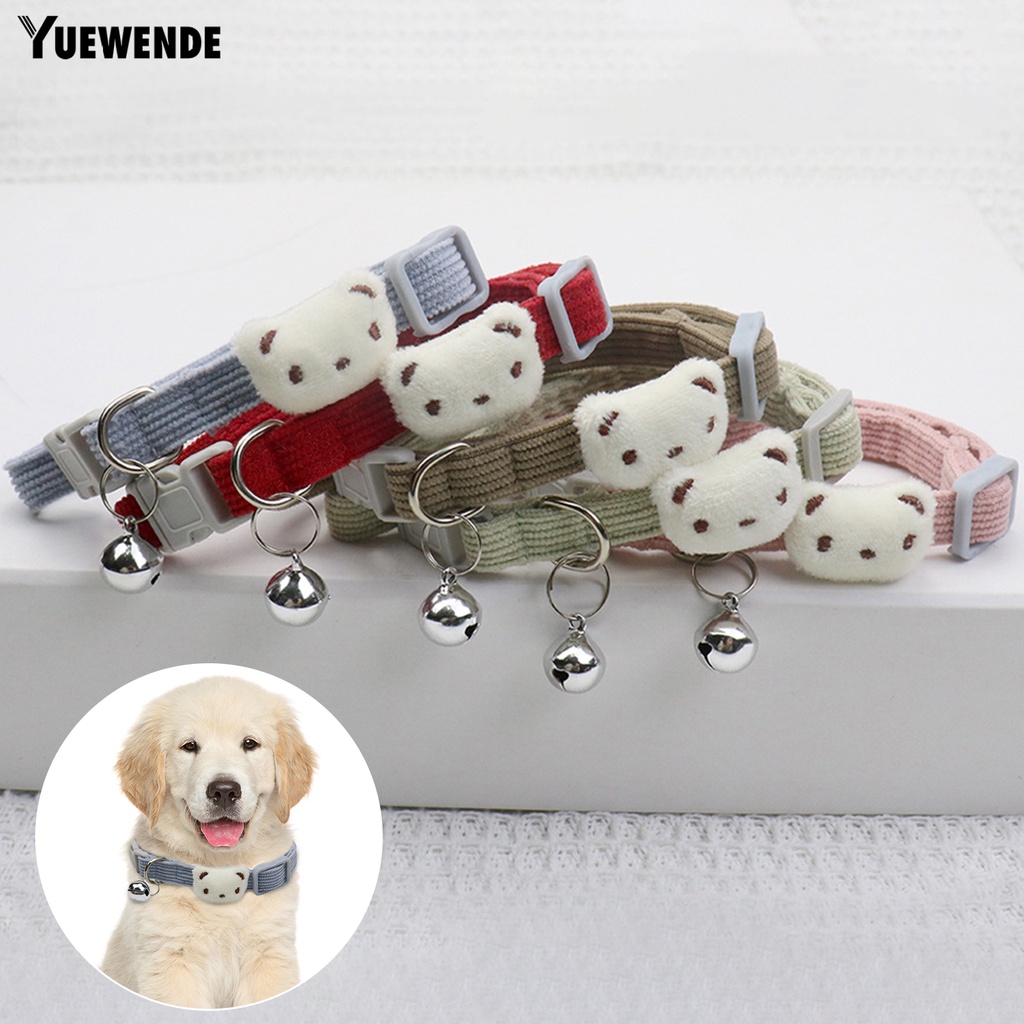 Vòng Cổ Co Giãn Thoáng Khí Gắn Chuông Thời Trang Cho Thú Cưng