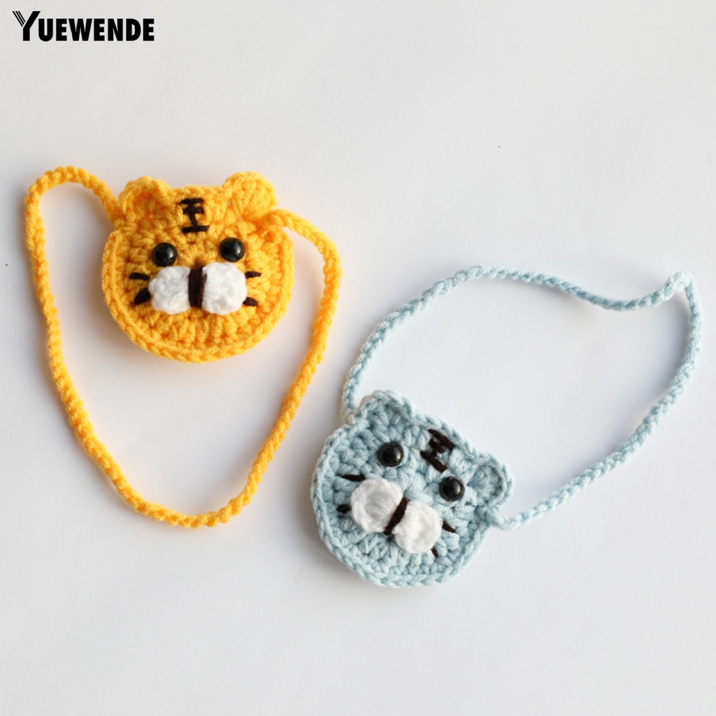 Yếm Len Đeo Cổ Họa Tiết Hổ Dễ Thương Dành Cho Mèo Cưng YQ.E