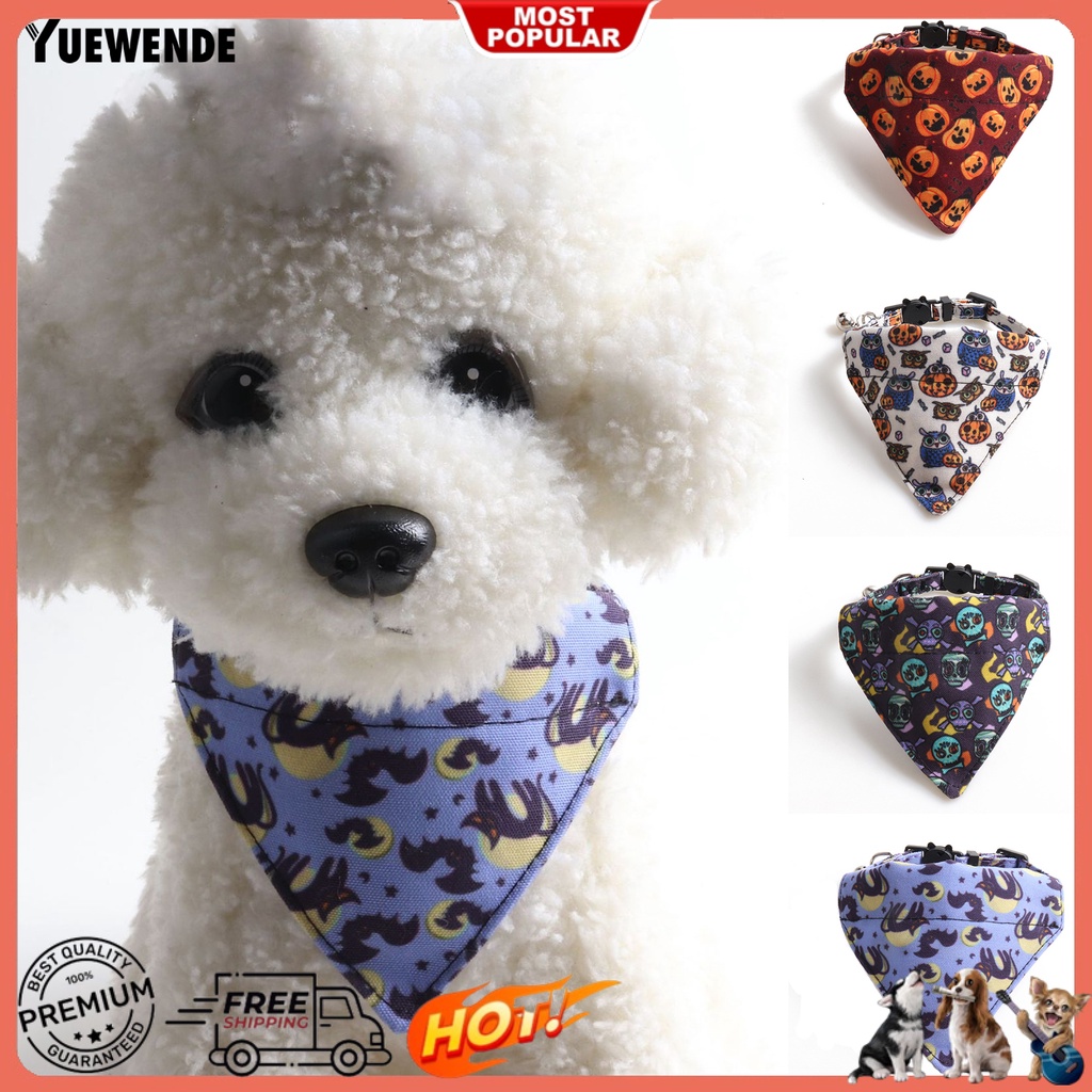 Yq.e Yếm Họa Tiết Bộ Xương Dơi Bí Ngô Có Thể Điều Chỉnh Cho Thú Cưng Chó Mèo Có Chuông Trang Trí Halloween