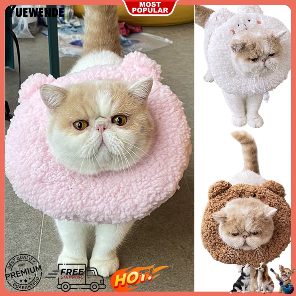 Yq.e Vòng Cổ Nylon Siêu Mềm Chống Mài Mòn Bảo Vệ Vết Thương Cho Mèo Cưng Trong Nhà