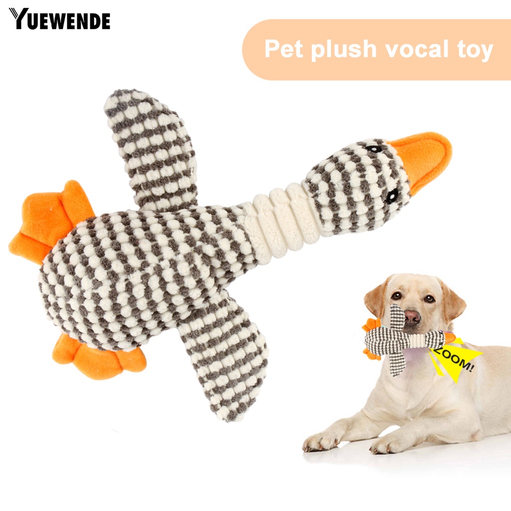 Đồ Chơi Vịt Nhồi Bông Hoạt Hình Có Âm Thanh Vui Nhộn Cho Thú Cưng