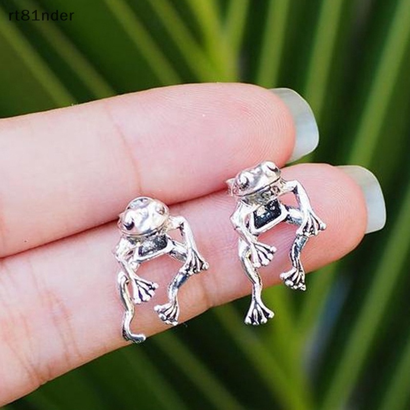 1 Đôi Bông Tai Hình Chú Ếch Phong Cách Gothic Thời Trang Cho Nữ Y2k