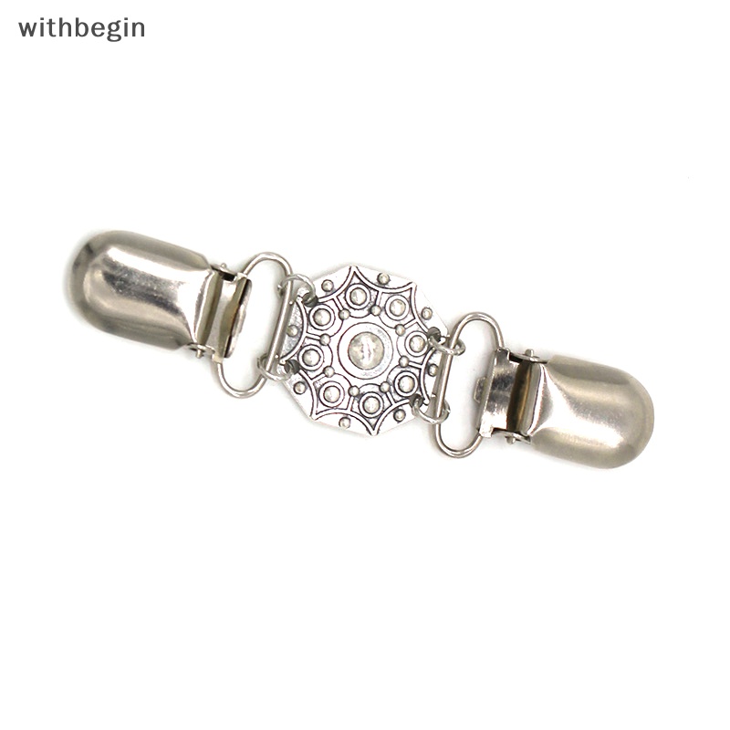 Kẹp Cài Khăn Choàng / Áo Khoác Cardigan Hình Hoa Đính Đá Phong Cách Cổ Điển Thời Trang Cho Nữ