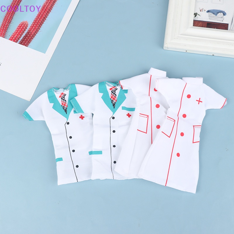Set 2 Bộ Đồ Hóa Trang Bác Sĩ / Y Tá Cho Nhà Búp Bê