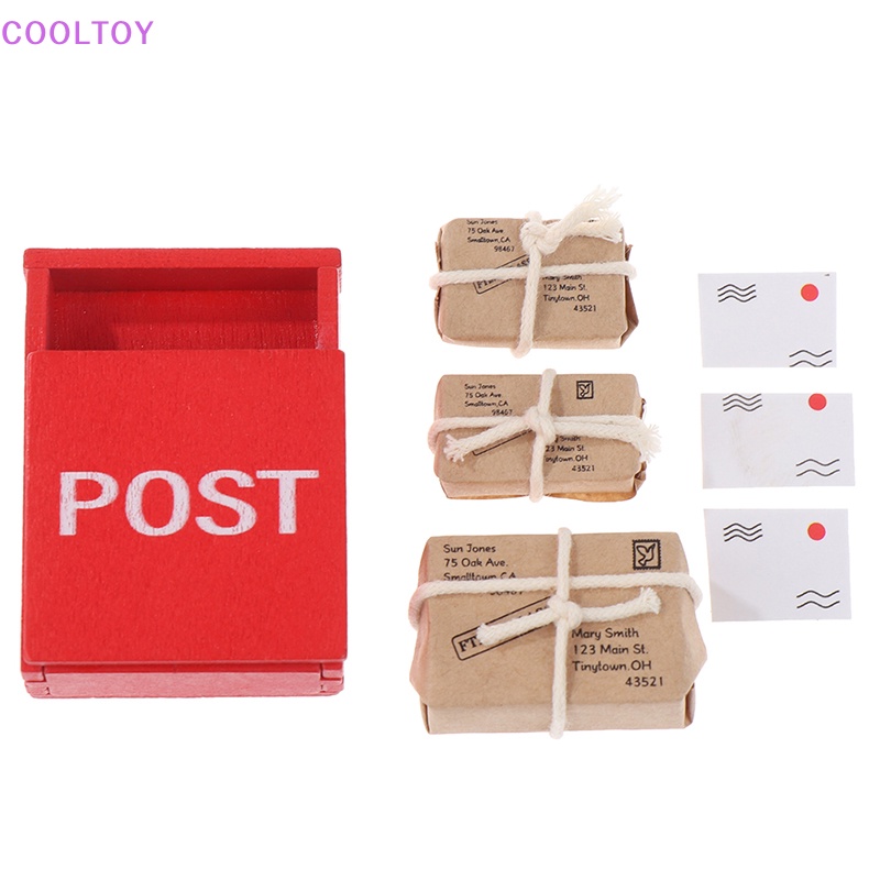 1 Bộ Hộp Thư Hộp Thư Mini 1: 12 Trang Trí Nhà Búp Bê