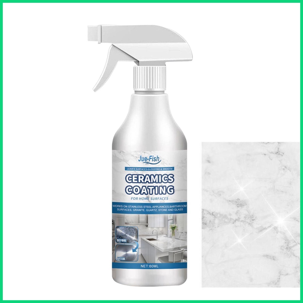 Bình Xịt Phủ Gốm Sứ Bằng Thép Không Gỉ 60ml Chuyên Dụng Vệ Sinh Nhà Bếp jiwvn Jwvn