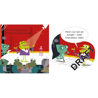 Chameleon Comedian (Usborne Phonics Readers)