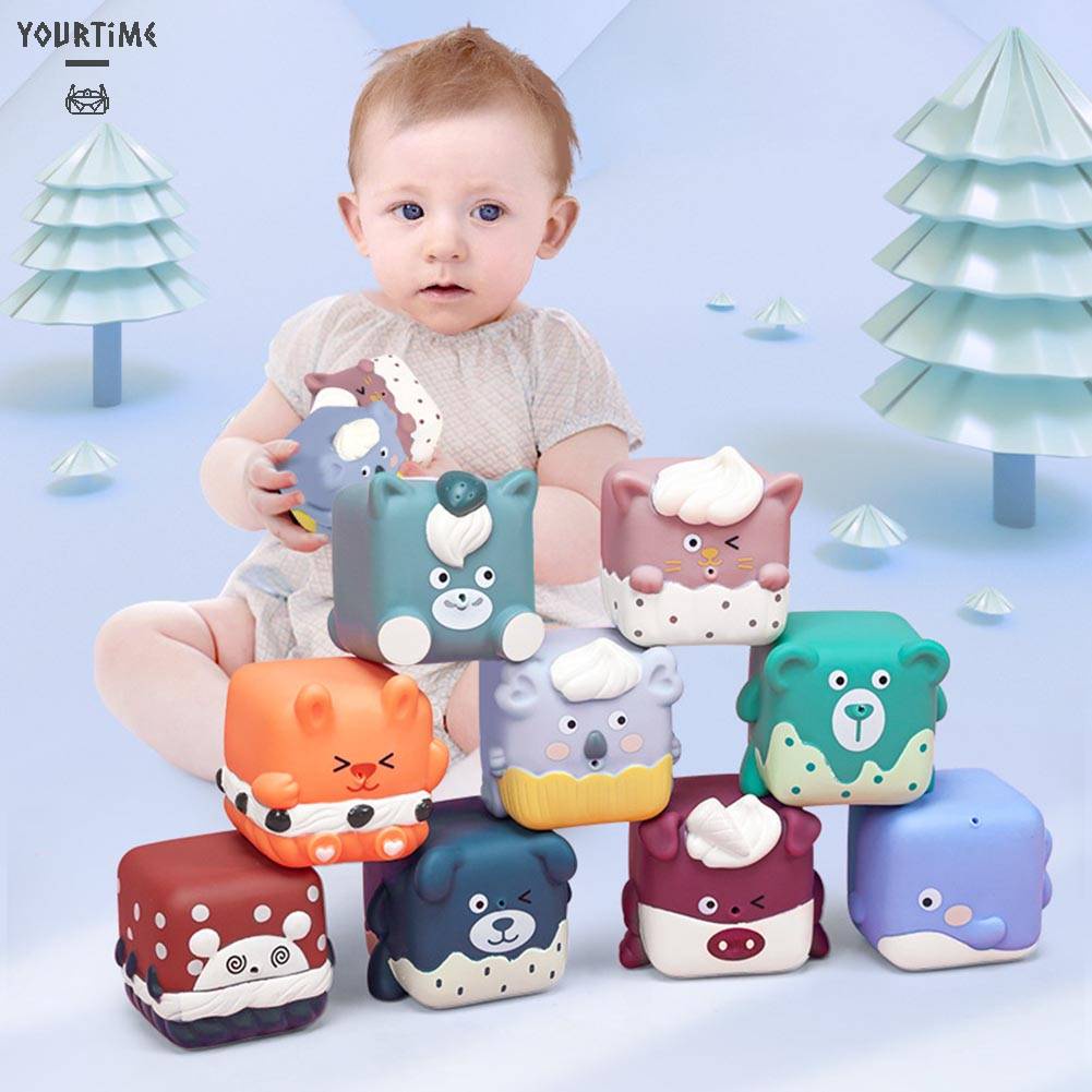 Đồ Chơi Hình Động Vật 3D Bóp Tay An Toàn Sáng Tạo Cho Trẻ Em