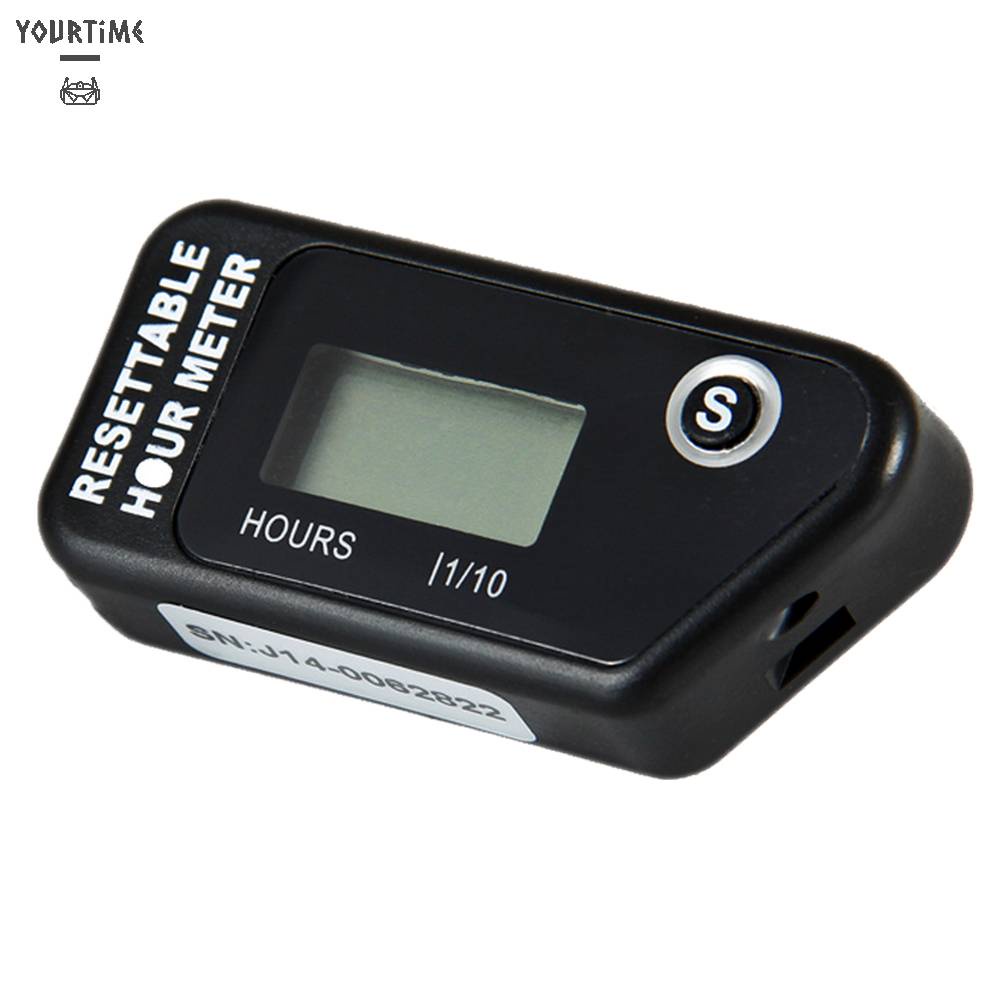 Máy Cắt Cỏ Kỹ Thuật Số LCD Chống Nước Có Thể Đặt Lại Cho Mô Tô / Xe Đạp /