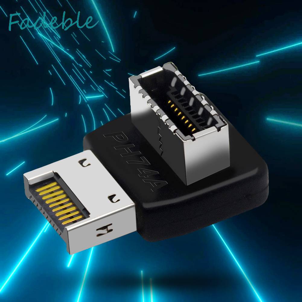 Bộ Chuyển Đổi USB 3.1 Type E 90 Độ Phía Trước USB C Cho Bo Mạch Chủ PC
