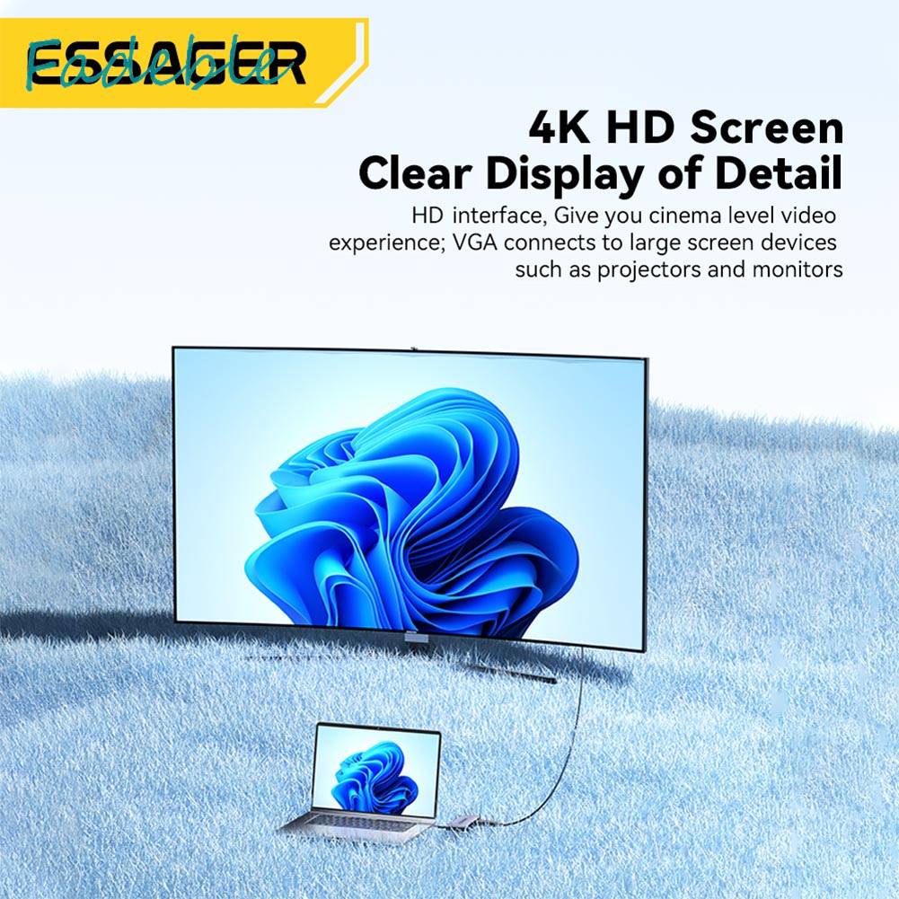 Bộ Chia Cổng Sạc USB Type C 11 Trong 1 Cho Laptop