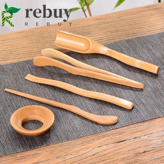Set 5 dụng cụ pha trà bằng gỗ tre tiện lợi