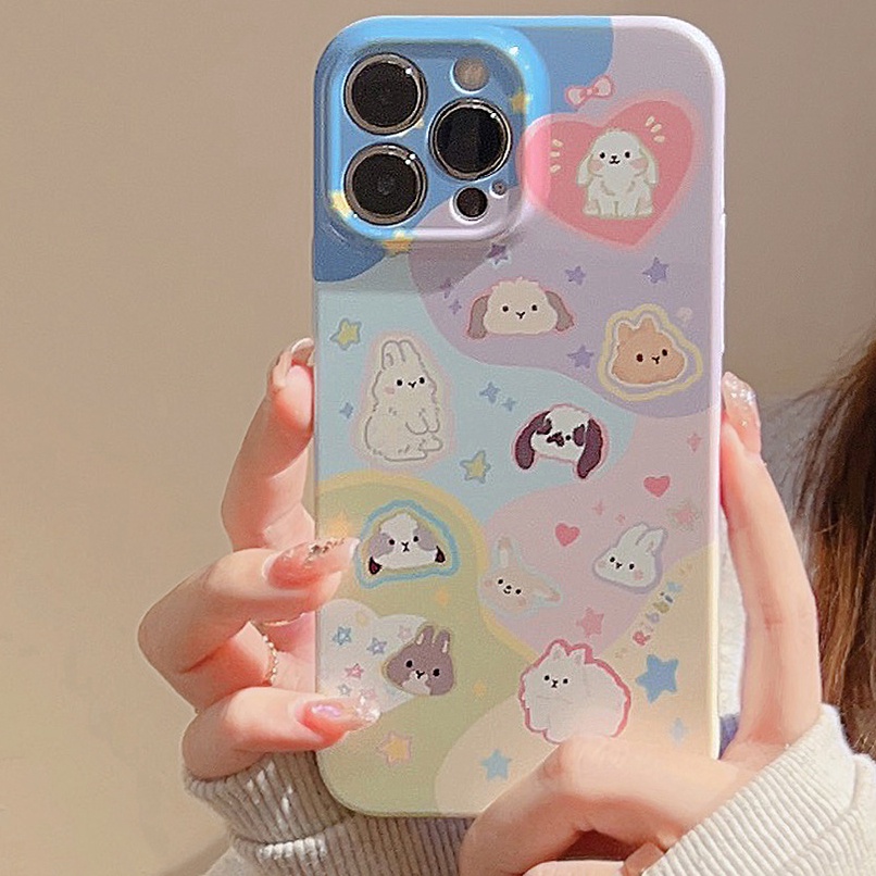 Ốp Điện Thoại Dẻo Họa Tiết Hoạt Hình Động Vật Dễ Thương Cho Iphone 14 / 13Promax 12 / 11Pro XR / Xs 7P / 8P