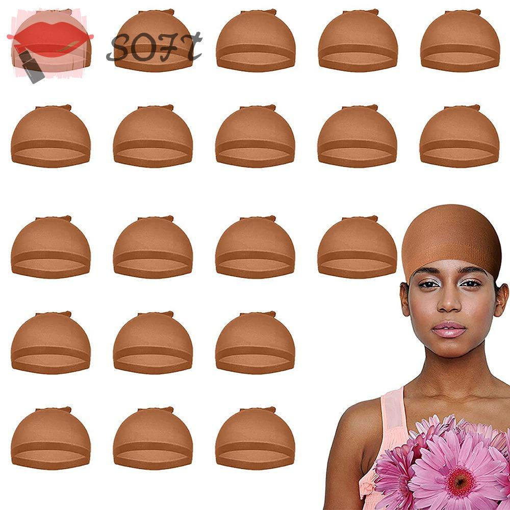 Set 20 Mũ Đội Tóc Giả Co Giãn SOFTNESS Dành Cho Nữ Dự Tiệc