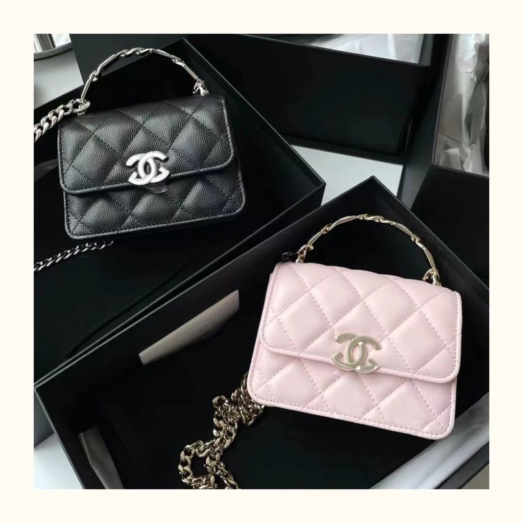 Túi Xách Tráng Men 22s Có Quai Xích Thời Trang Cho Nữ