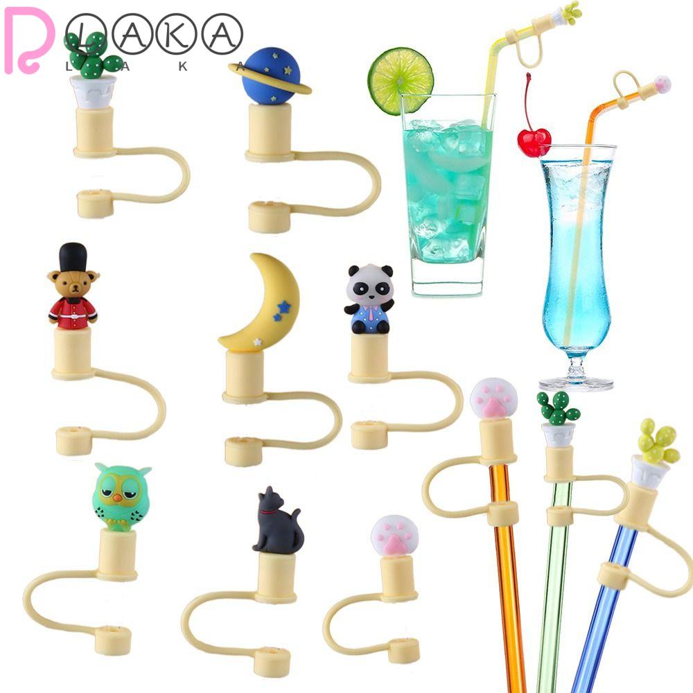 Nắp Đậy Ống Hút Bằng Silicon Chống Bụi Chống Văng Có Thể Tái Sử Dụng Cho Ống Hút 6-8Mm