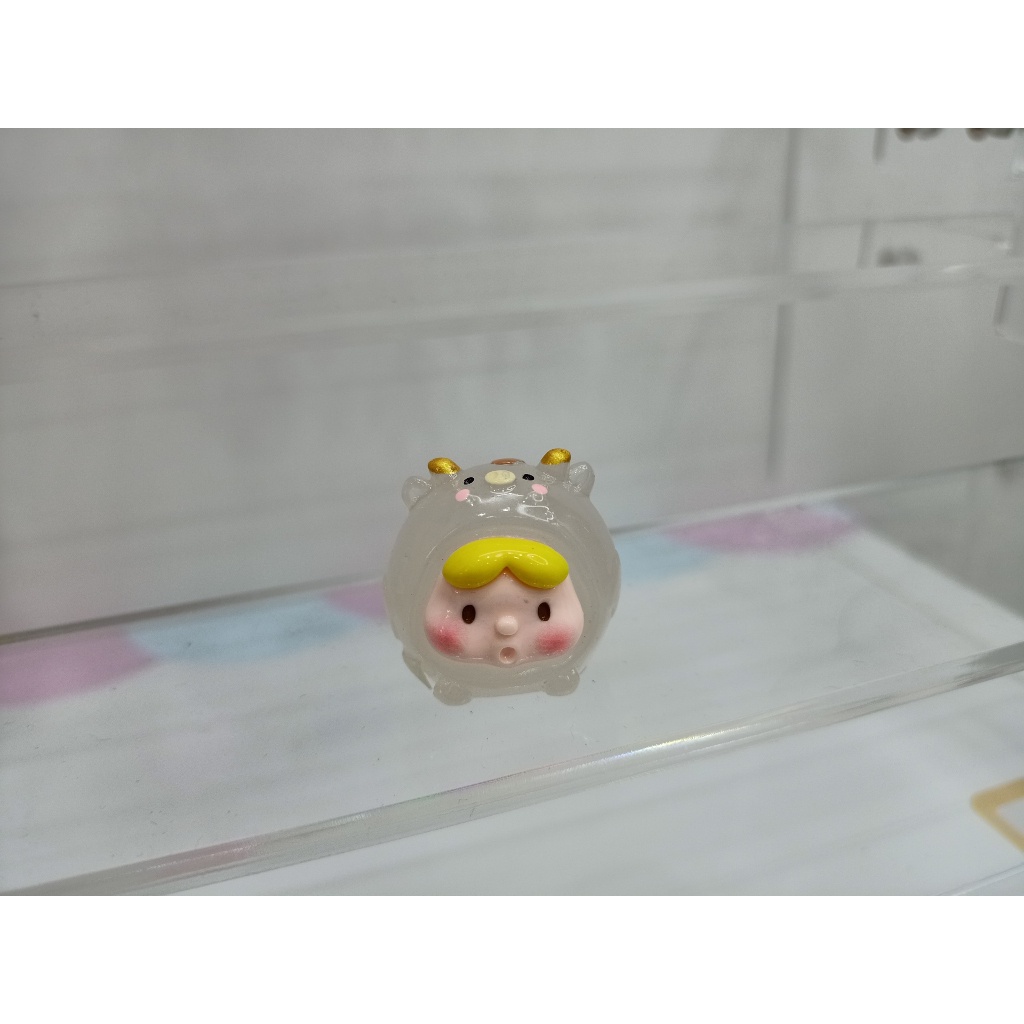 Charm bé đội nón 12 con giáp dạ quang phát sáng decor, DIY