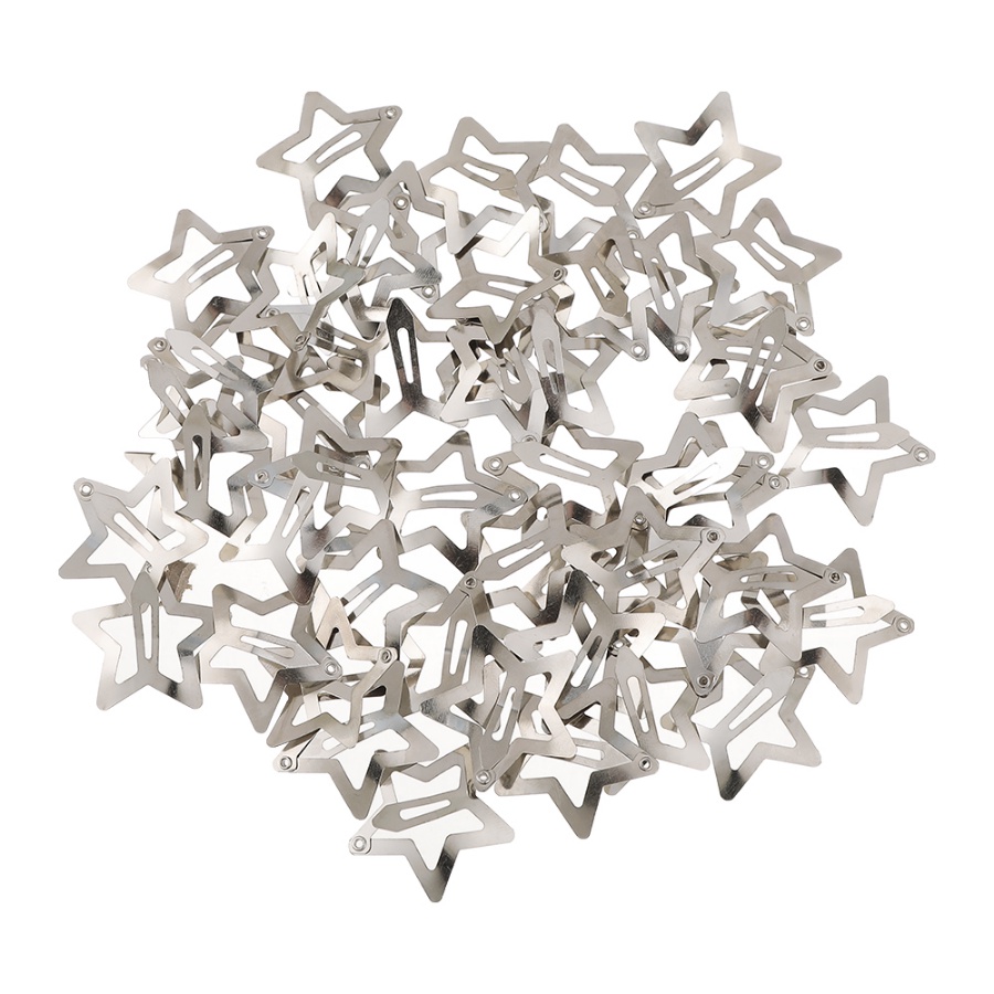 Set 5 / 10 / 20 / 30 / 40 / 50 Kẹp Tóc Hình Ngôi Sao Năm Cánh Dễ Thương Cho Bé Gái