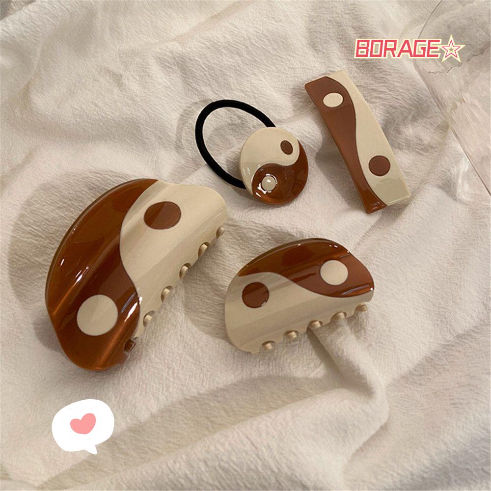 Kẹp Tóc Hình Khối Lập Phương Tám Cực Ngọt Ngào Cho Nữ