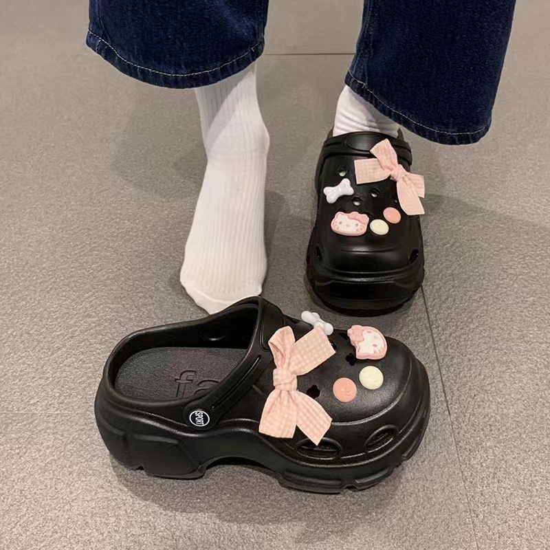 Dép đế cao Dép bánh mì Dép bánh mì Nữ Dép cross đế cao NEW AE5126