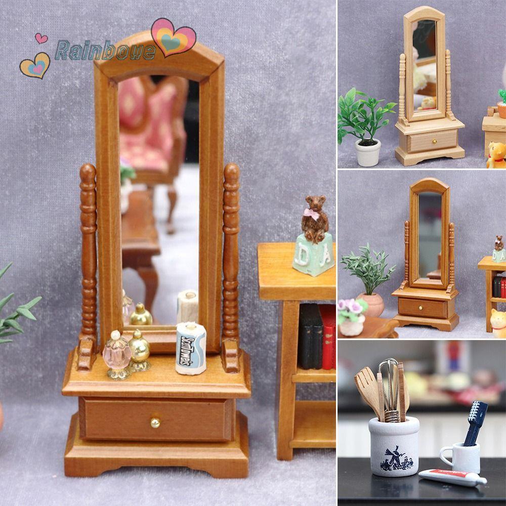 Bàn Chải Đánh Răng Đồ Chơi Bằng Gỗ Cho Nhà Búp Bê