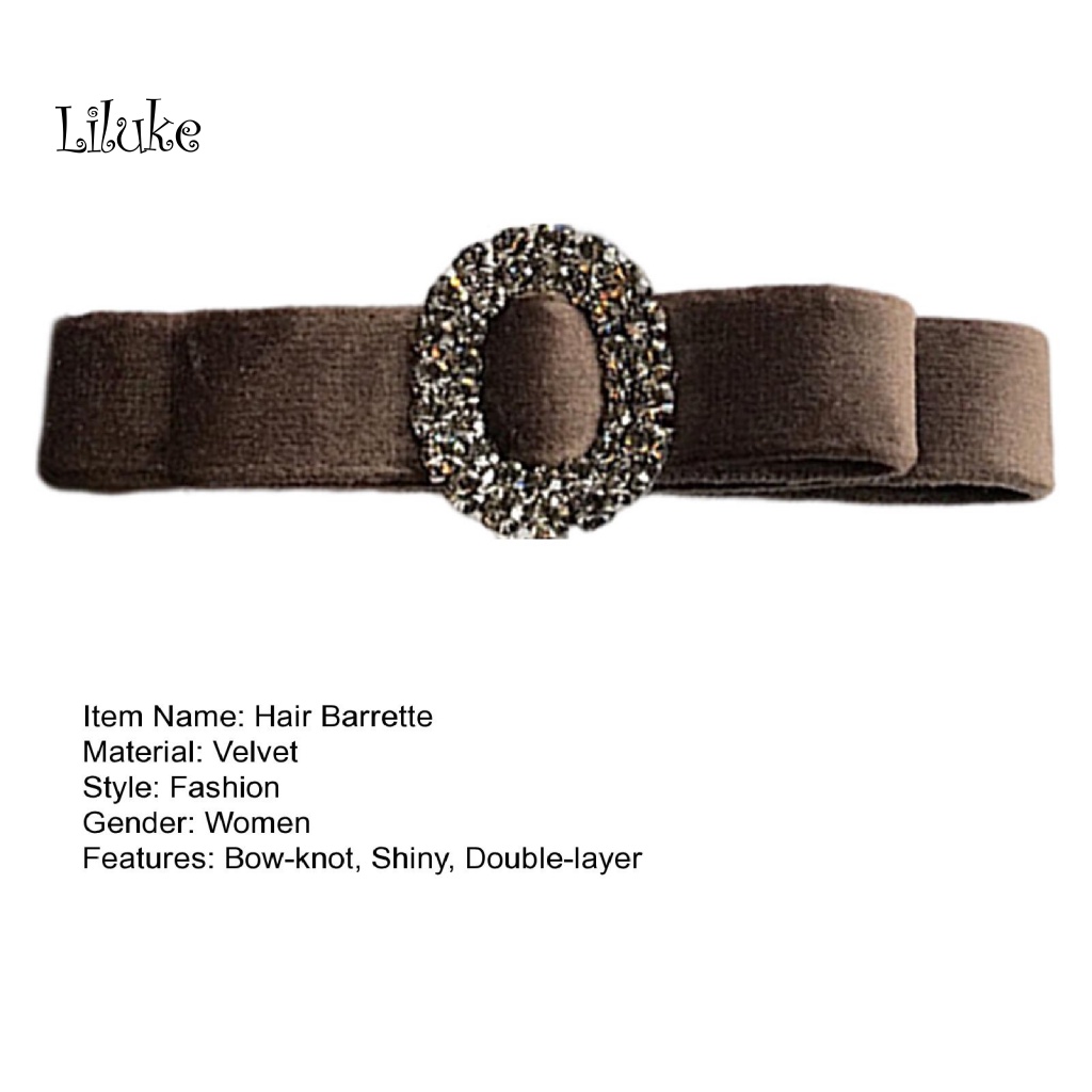 Kẹp Tóc Nữ Đính Đá Phong Cách Hàn Quốc Xinh Xắn