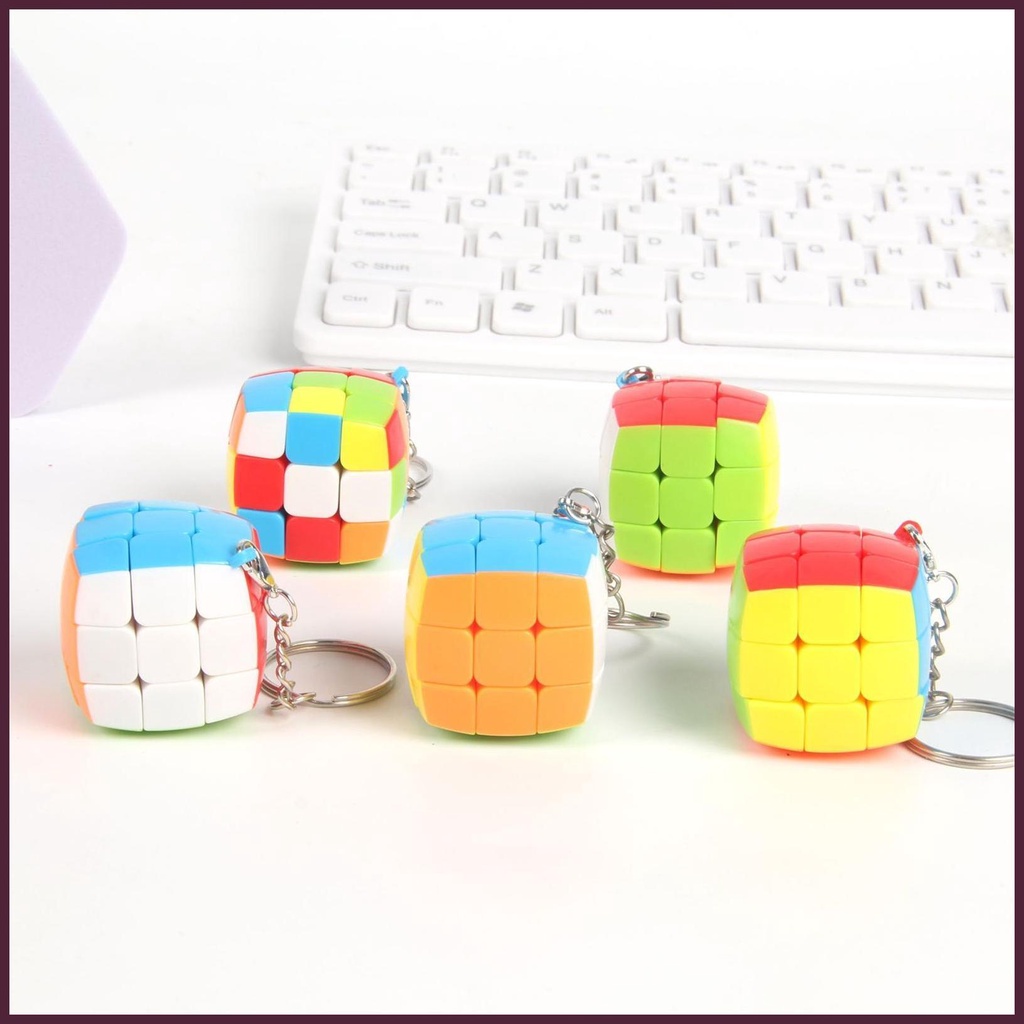 Móc Khóa Mini Hình Dạng Odd Đính Đá Nhiều Màu Sắc Có Thể Tháo Rời Cho Ba Lô / Ví / Túi Xách