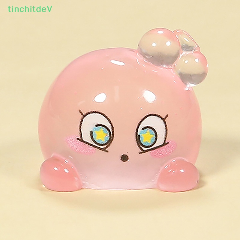 [TinchitdeV] Bộ 2 Đèn Nhựa Resin Mini Phát Quang Kirby Với Biểu Tượng Cảm Xúc Cho Bảng Điều Khiển Xe Hơi Ngẫu Nhiên