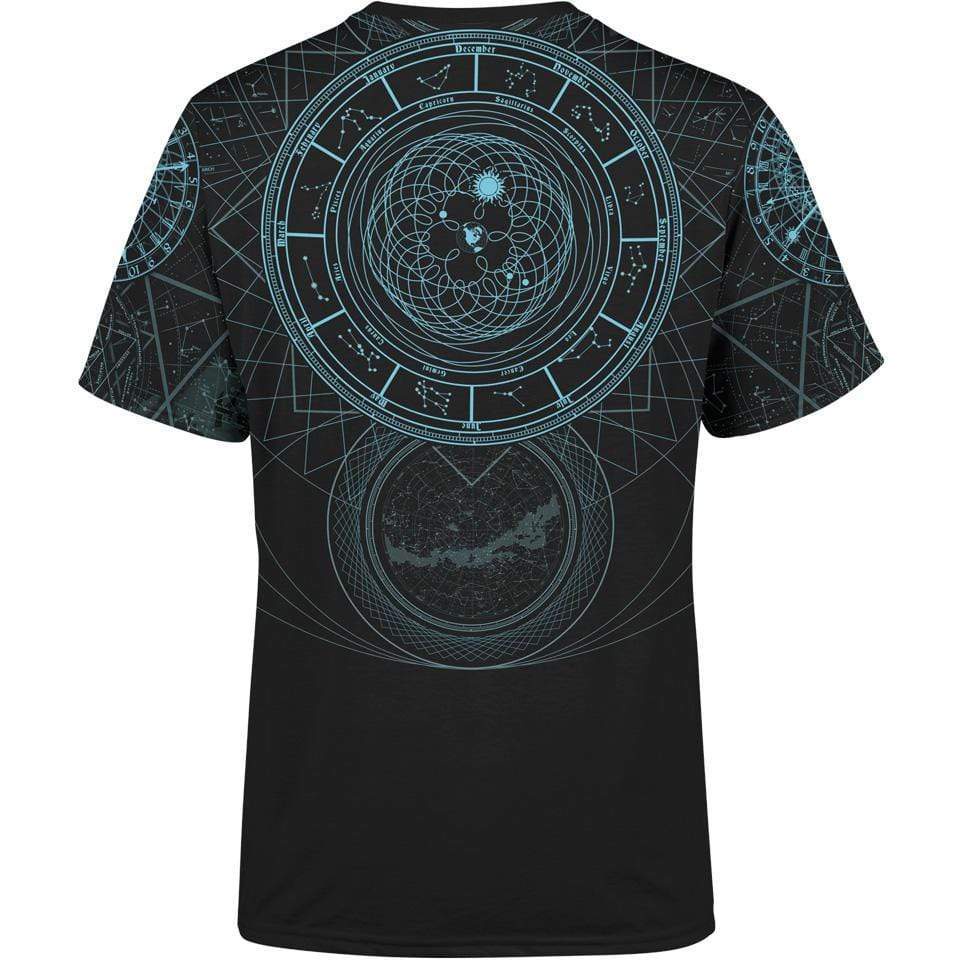 Áo Thun In Hình Dấu Hiệu Bầu Trời Thời Trang