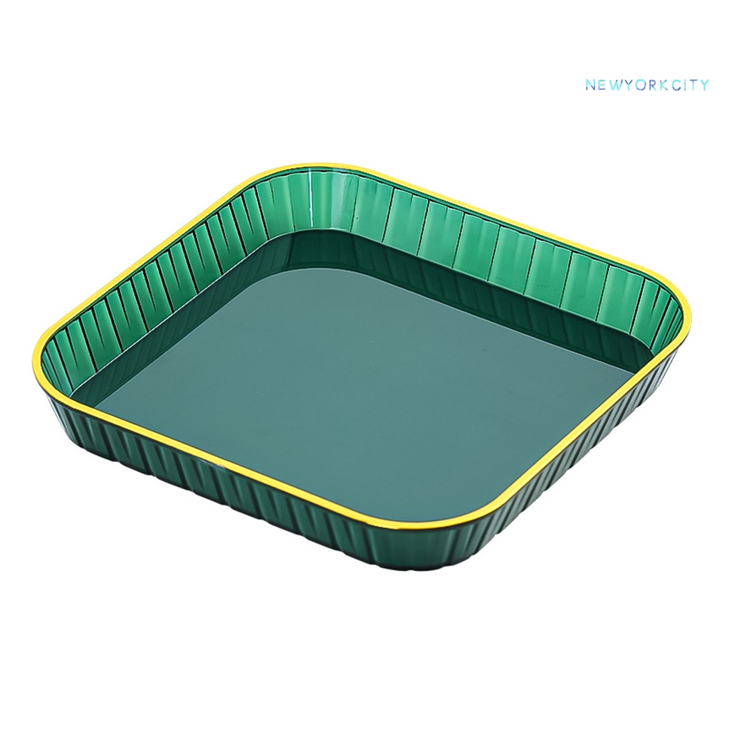 Khay Đựng Trái Cây / Thức Ăn Bằng Nhựa Trong Suốt Chống Thấm Nước Dễ Vệ Sinh Tiện Dụng Cho Phòng Ăn