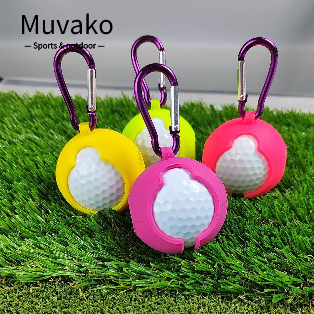 MUVAKO Bộ 2 Túi Đựng Gậy Đánh Golf Bằng Silicon Chống Mòn Giá Đỡ