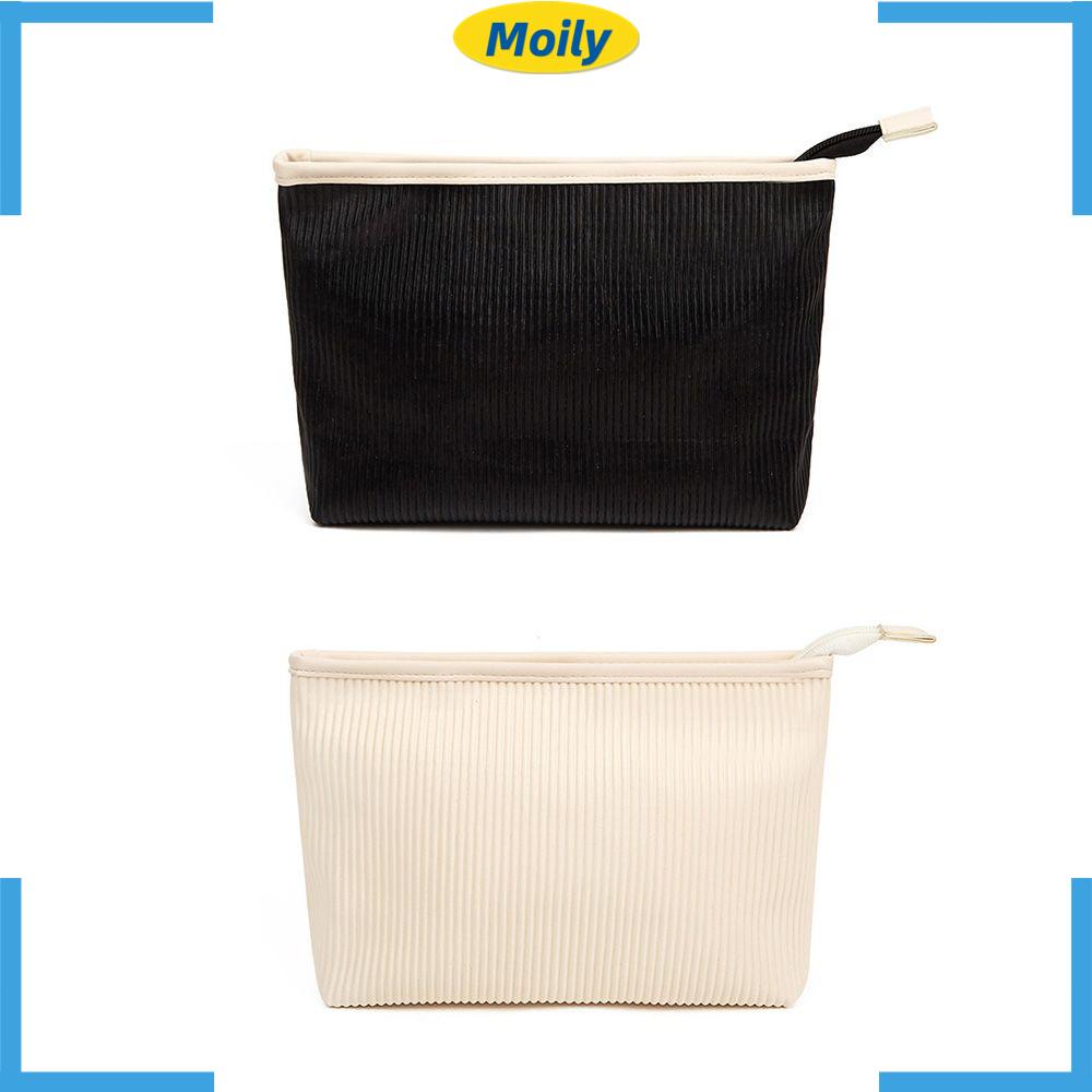 Túi Đựng Mỹ Phẩm Bằng Da PU Có Khóa Kéo Tiện Dụng