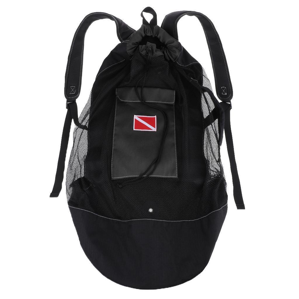 Ba Lô Đựng Đồ Lặn Chất Liệu Lưới Màu Đỏ Chất Lượng Cao