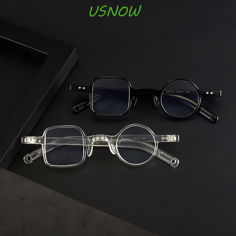 USNOW Kính Đọc Sách Gọng Tròn Chống Bức Xạ Chống Bức Xạ Bằng Nhựa Resin Cho Nữ