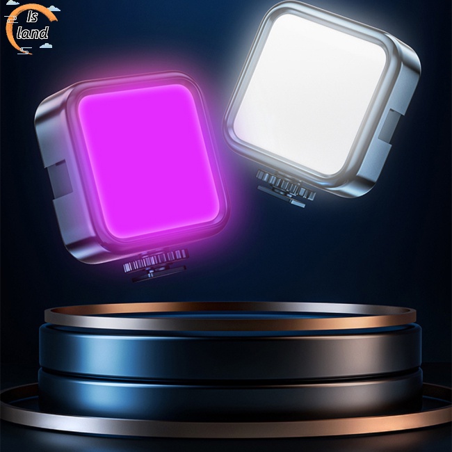 Đèn Rgb Mini Cầm Tay Có Kẹp Gắn Điện Thoại Di Động Hỗ Trợ Chụp Ảnh Selfie