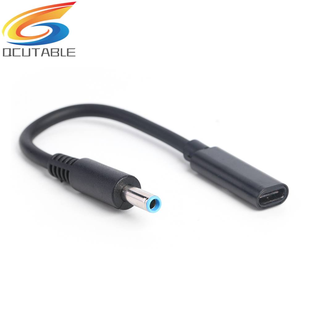 Đầu Nối Chuyển Đổi USB Type C Sang 4.5x3.0mm DC Cho Laptop HP