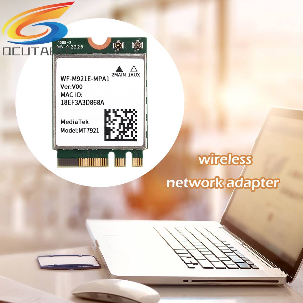 Thẻ Mạng Không Dây MT7921 1200Mbps Băng Tần Kép 2.4Ghz / 5Ghz Cho Laptop