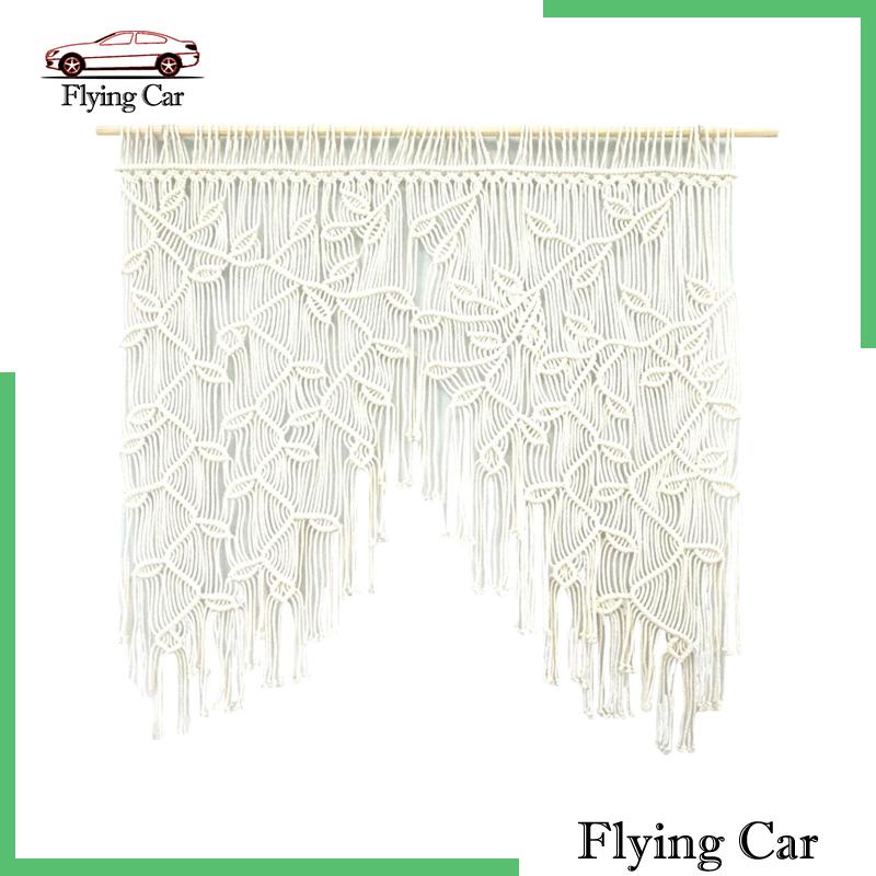 Set 2 Lá Macrame Thủ Công Treo Tường Trang Trí Phòng Ngủ / Tiệc Tùng