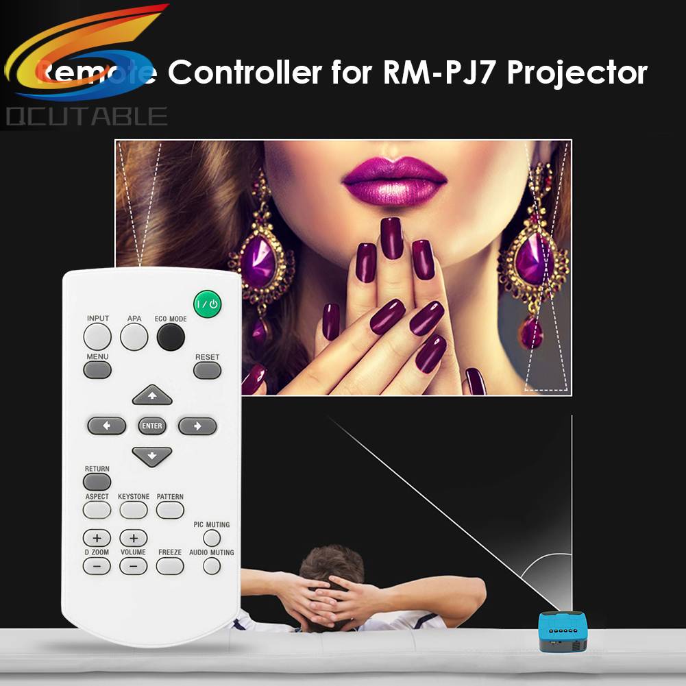 Điều Khiển Từ Xa Thay Thế Dành Cho Máy Chiếu Sony RM-PJ7 RM-PJ6 VPL-CX63 VPL-CX70