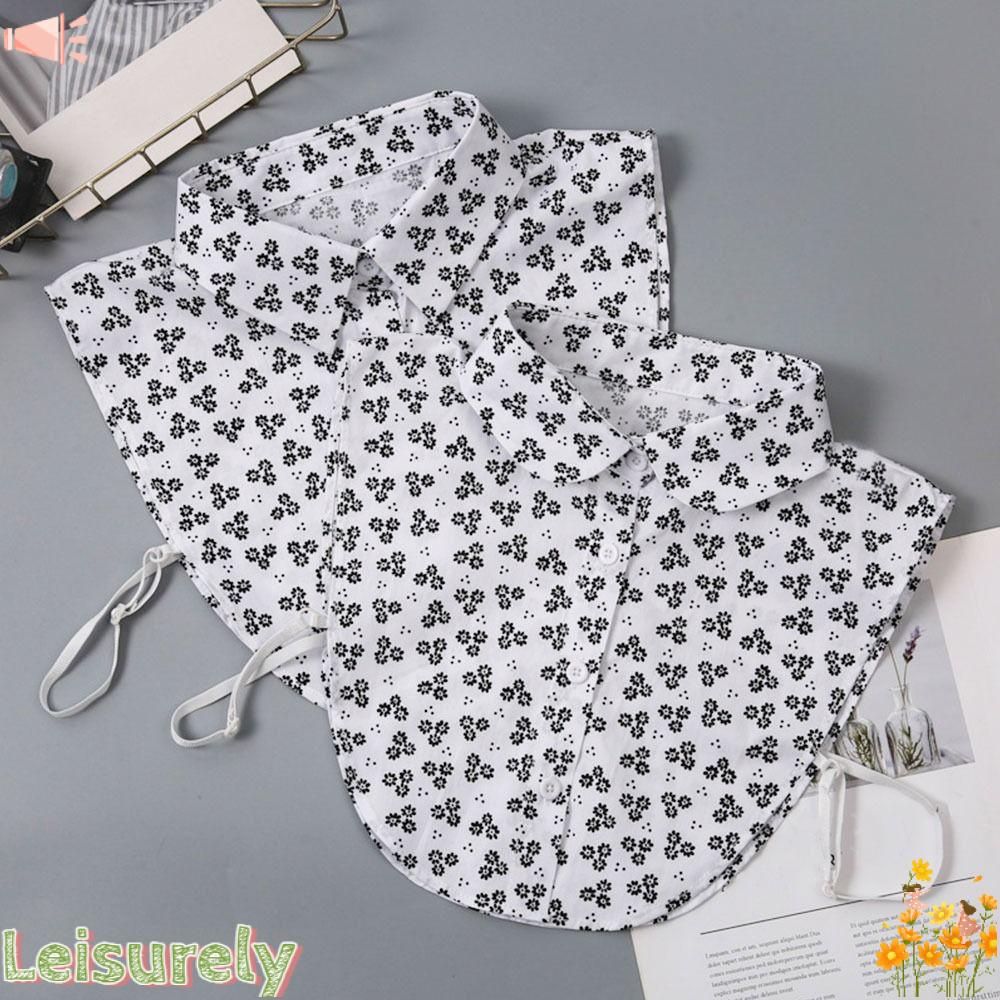 LEILY Cổ Áo Rời Rời Thời Trang Cổ Điển Độc Đáo