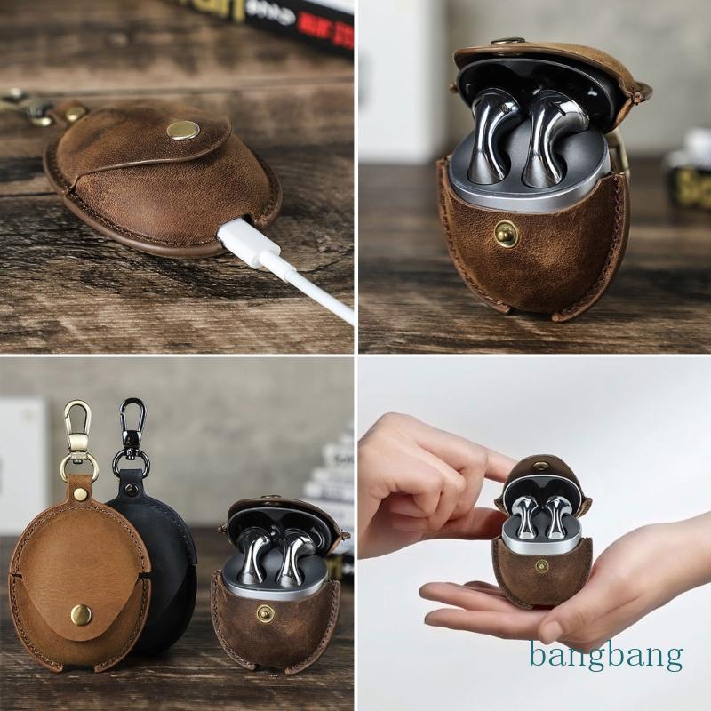 Hộp Đựng Tai Nghe Bằng Da Mềm Hấp Thụ Sốc Trọng Lượng Nhẹ FreeBuds5